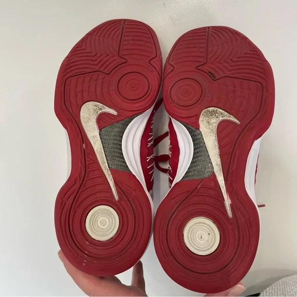 Nike Men's Red Basketball Shoes Size 7.5 - Picture 6 of 13